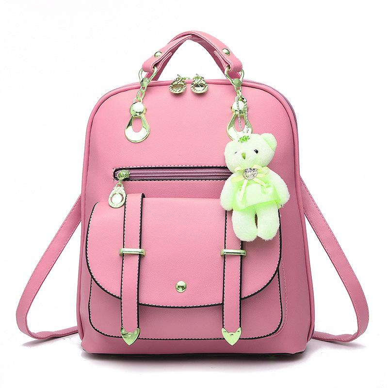 PU Leather Casual Fashion Backpack For Women