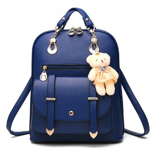 PU Leather Casual Fashion Backpack For Women
