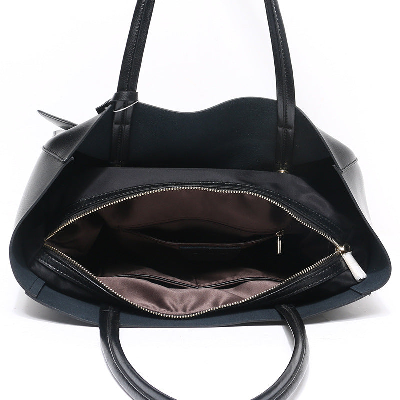 Fashion Leather Large Capacity Handbag For Lady