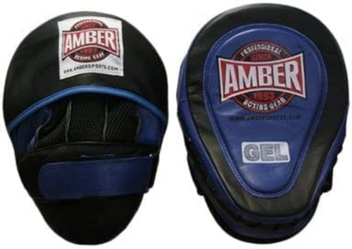 Gel-Infused Leather Punch Mitts for Boxing, Kickboxing, and MMA,