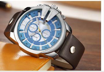 Curren MILITARY Classic Leather Strap Fashion Watch | 5402813