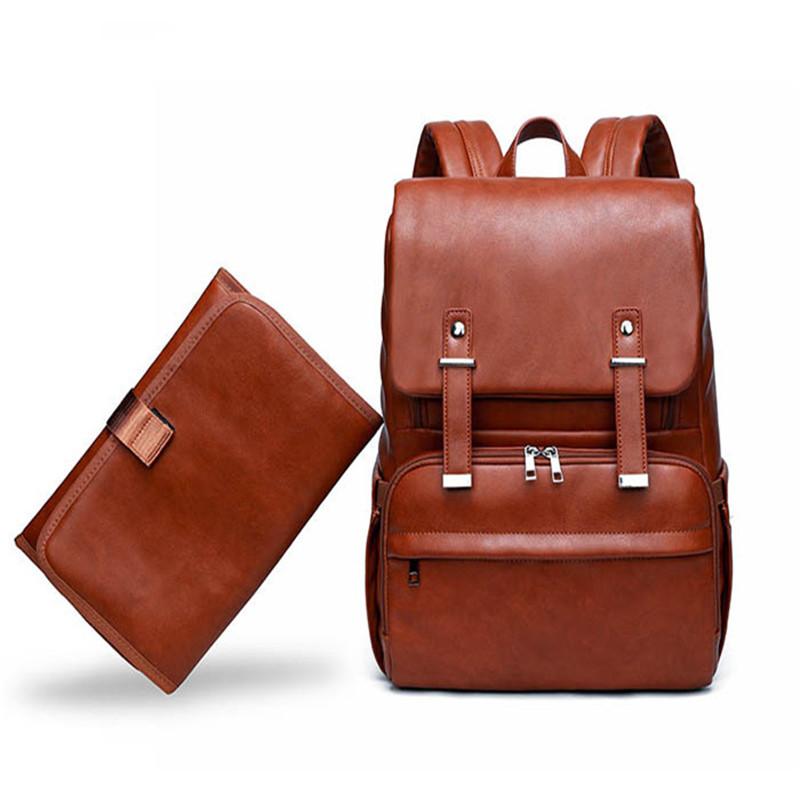 High-quality PU leather Mummy Waterproof Backpack