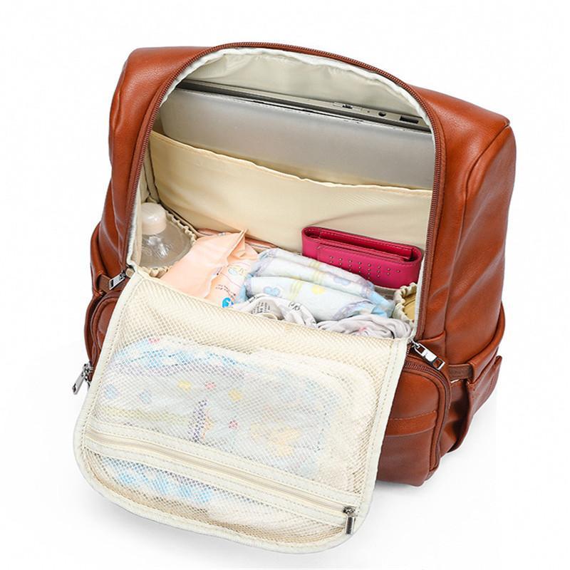 High-quality PU leather Mummy Waterproof Backpack