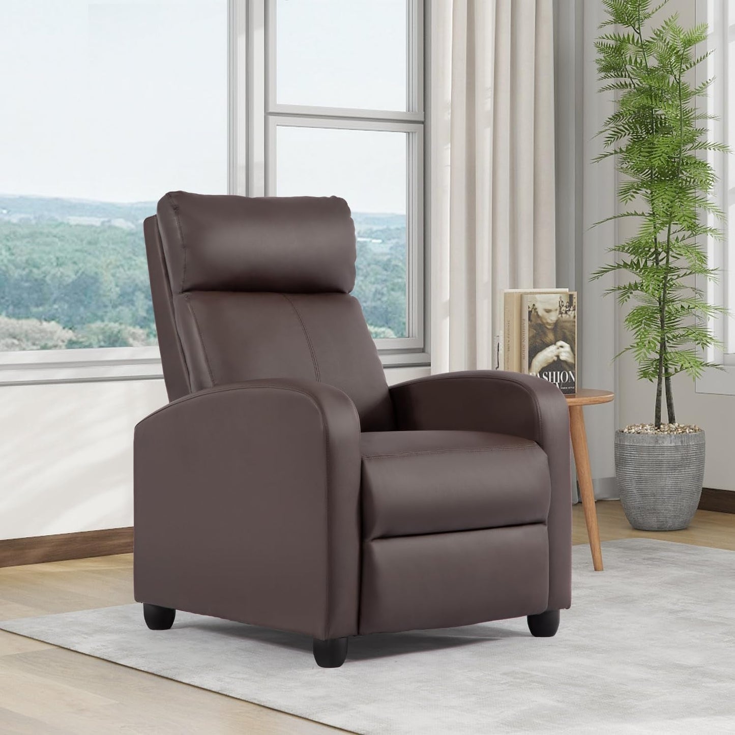 Recliner Chair Single Reclining Sofa Leather Chair Home Theater
