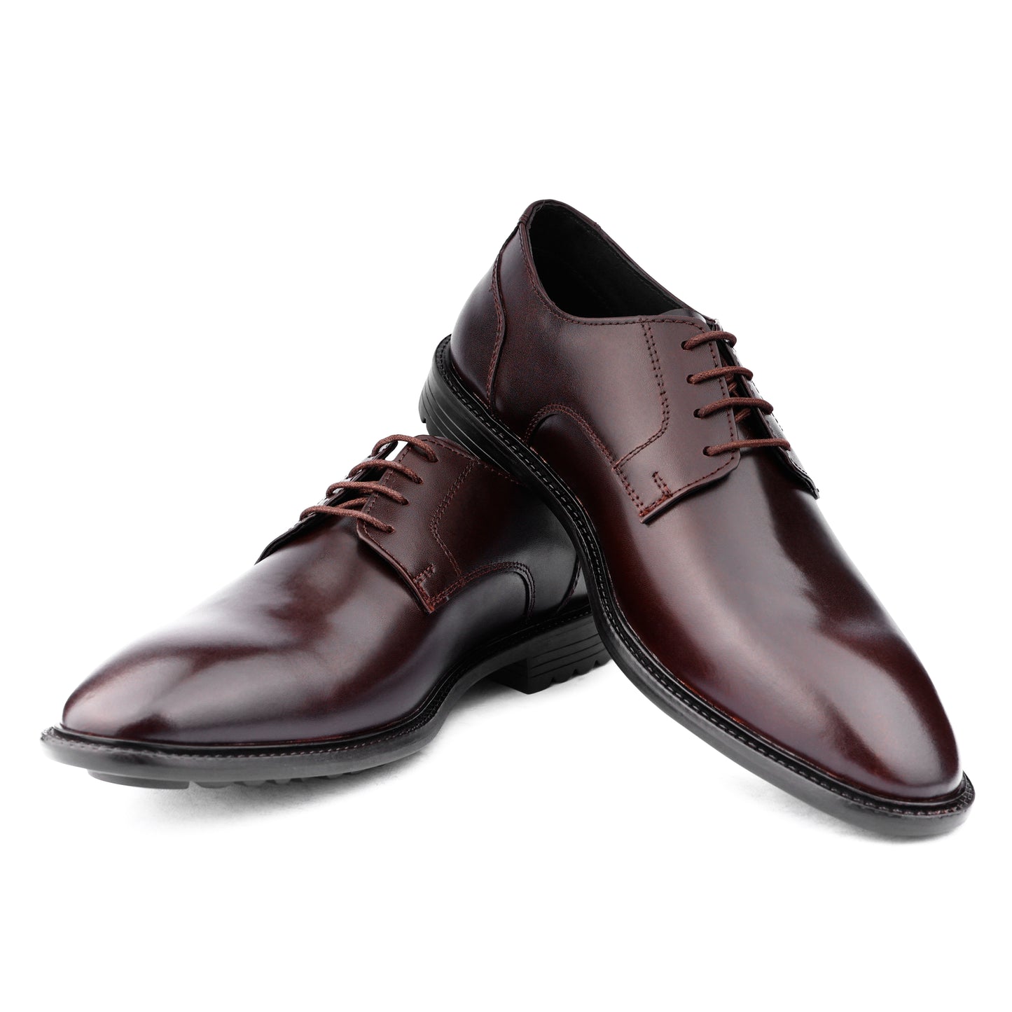 Handmade Premium Italian Leather Derby Shoes For Men (Size-UK-7)