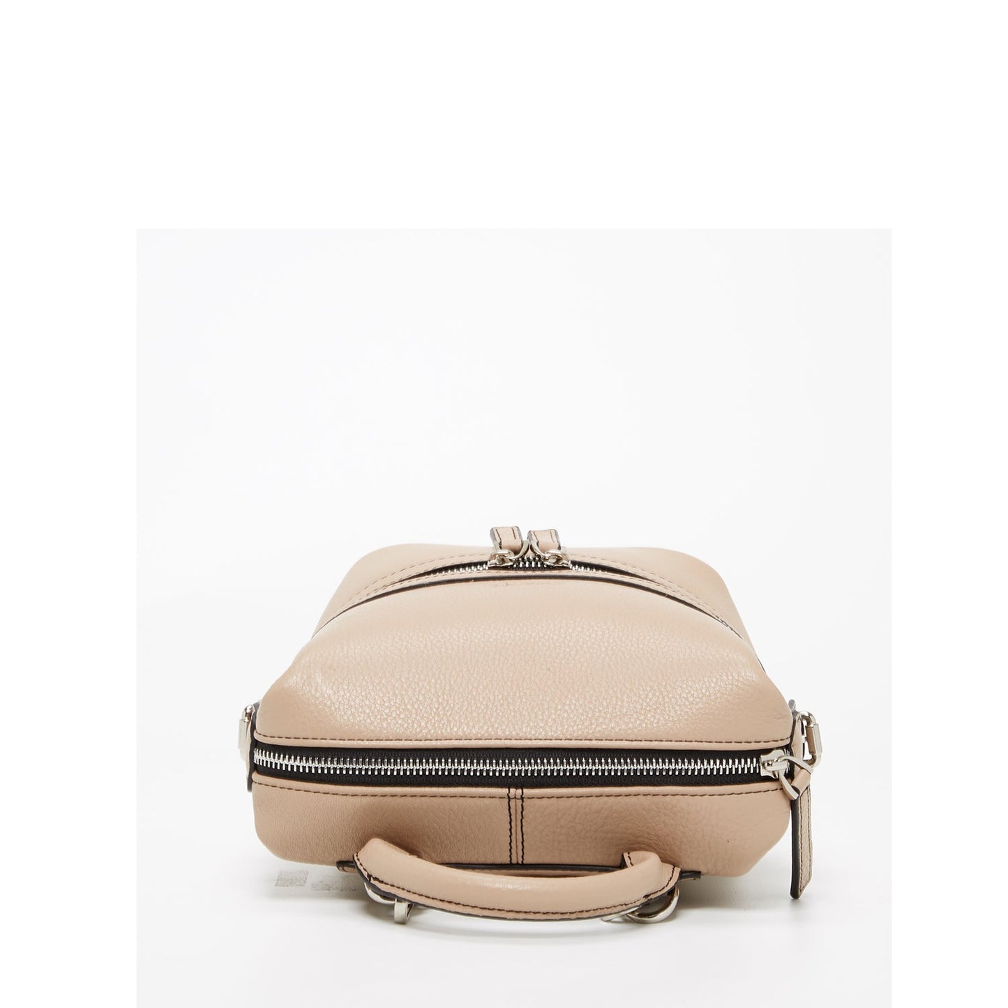 SUSU The Ashley Leather Backpack Purse Beige