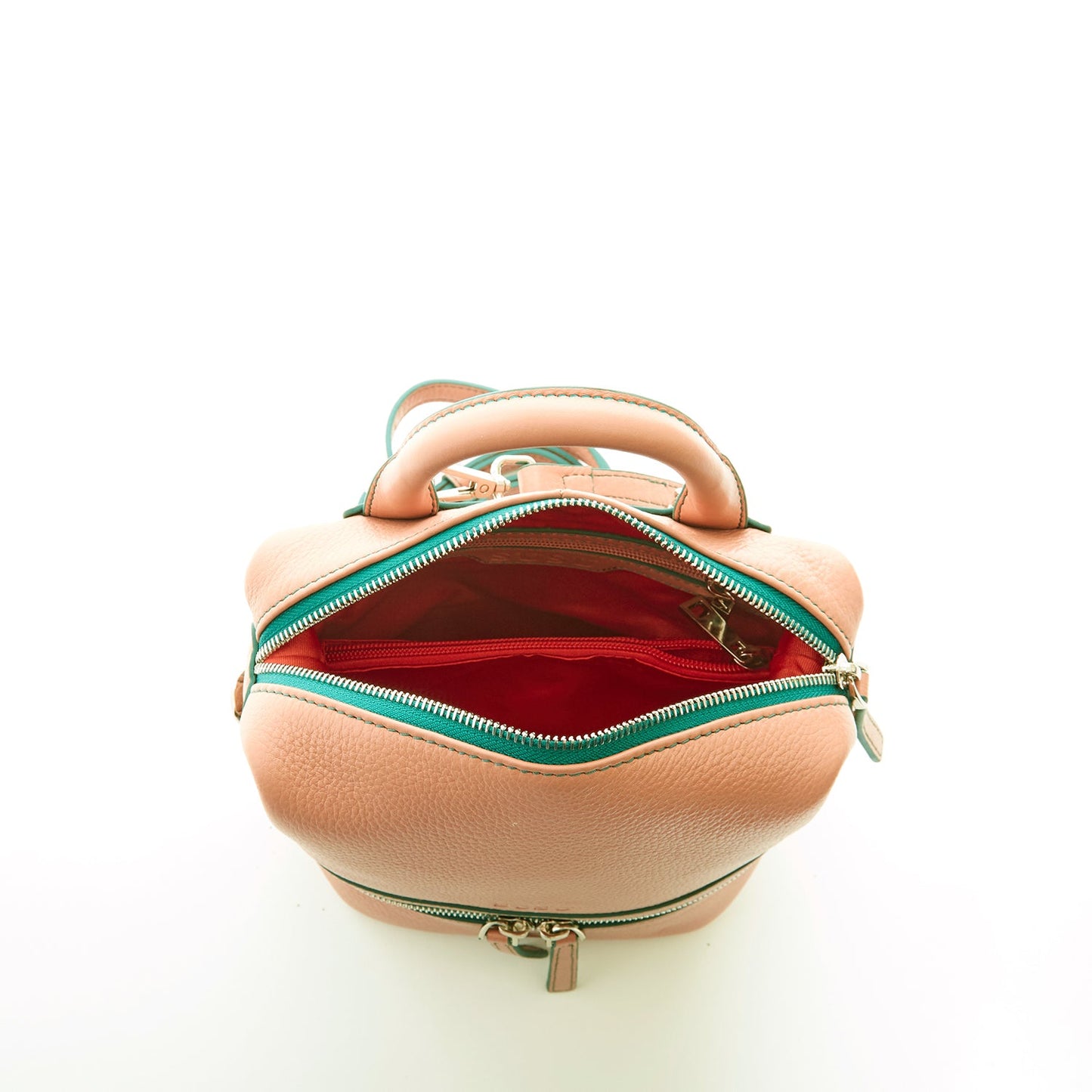 SUSU The Ashley Pink Leather Backpack Purse