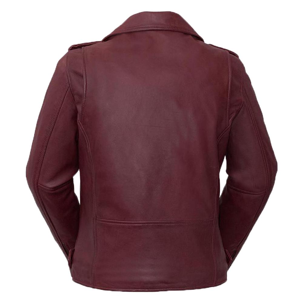 Brando Genuine Sheepskin Slim Fit Women's Leather Jacket