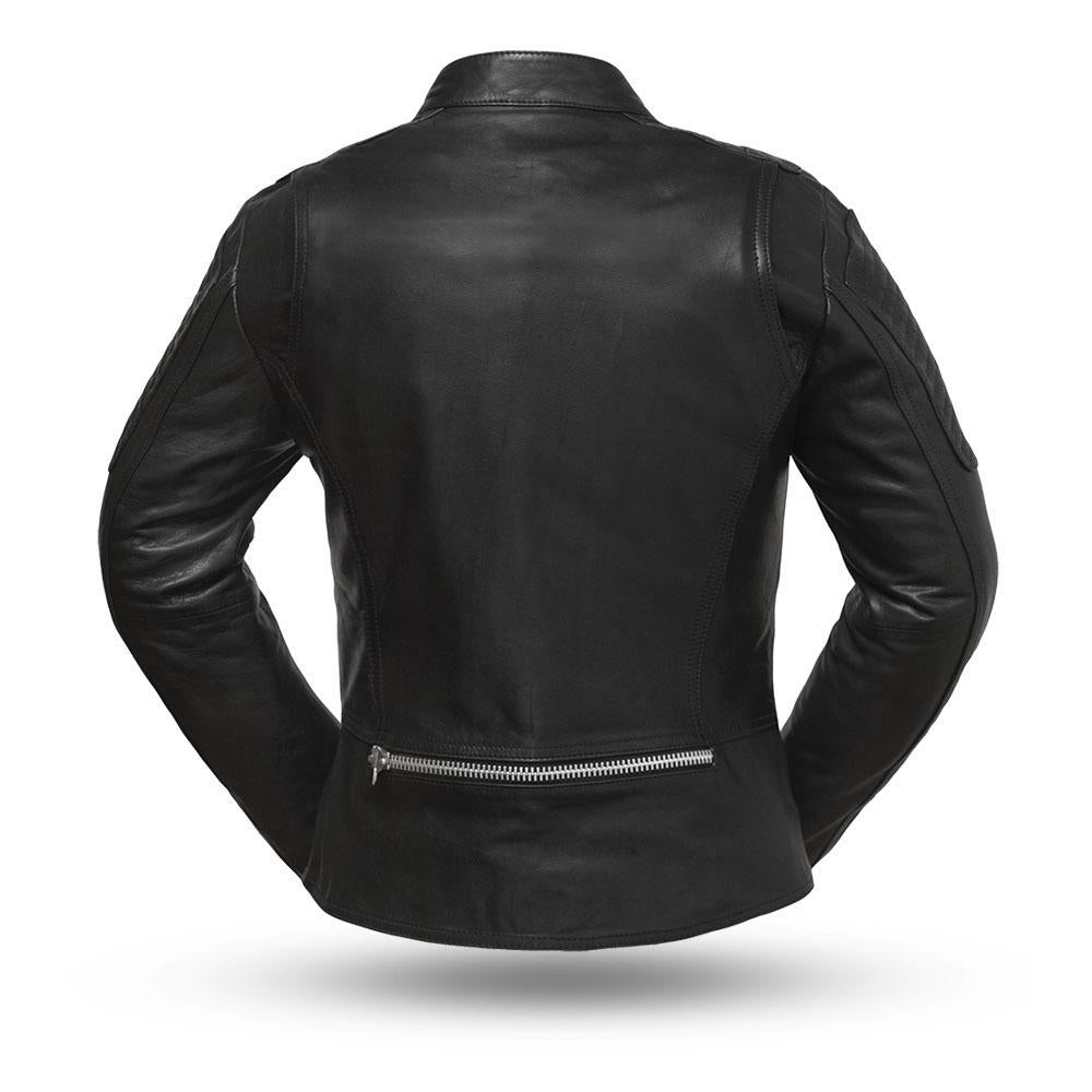 First Manufacturing Co. Warrior Princess Leather Motorcycle Jacket For Womens