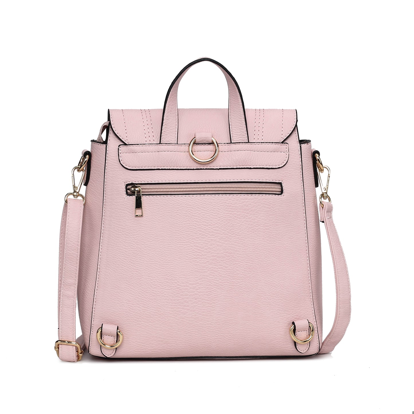MKF Collection Elke Vegan Leather Women Convertible Backpack Bag by