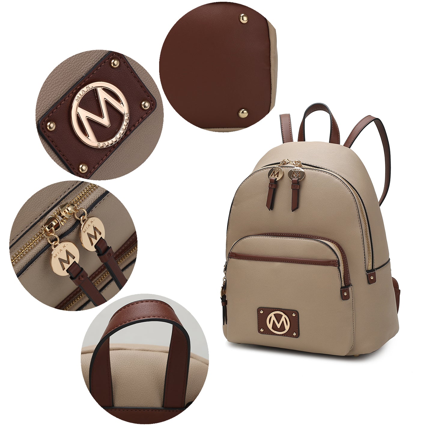 MKF CollectionAlice Backpack Vegan Leather Women by Mia K