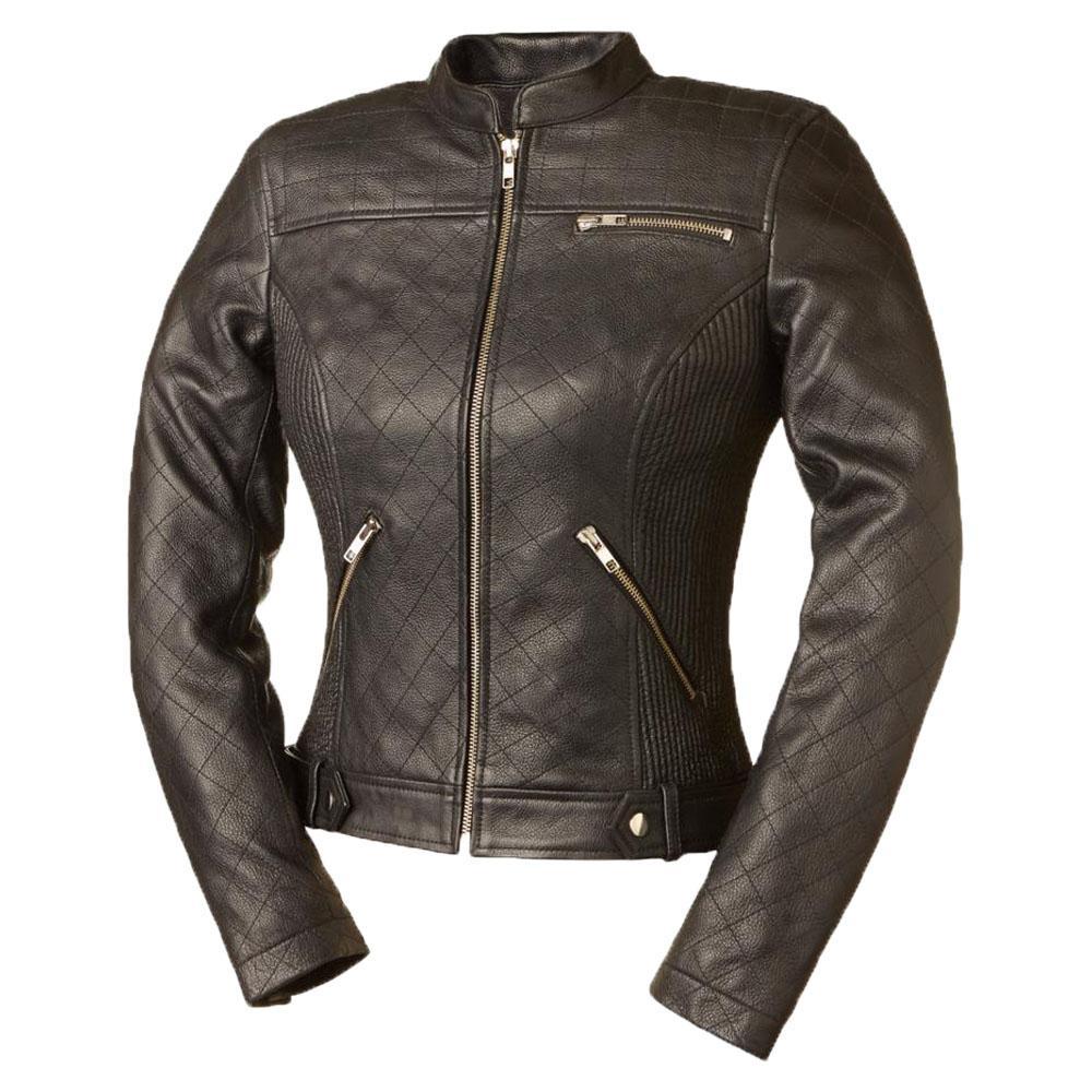 Merlin Diamond Women's Genuine Cowhide Motorcycle Leather Jacket
