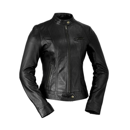 Whet Blu Favorite Womens Leather Lightweight Jacket