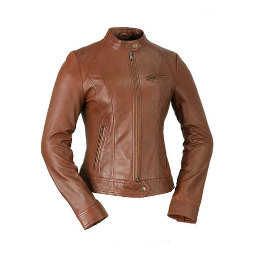 Whet Blu Favorite Womens Leather Lightweight Jacket
