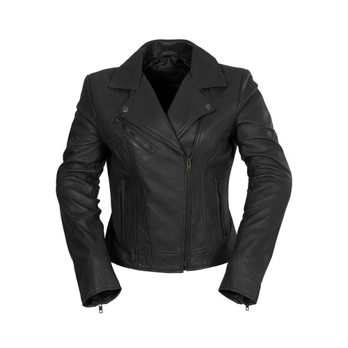Betsy Real Sheepskin Womens Leather Jacket By Whet Blu NYC