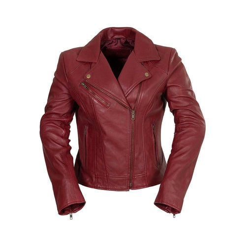 Betsy Real Sheepskin Womens Leather Jacket By Whet Blu NYC