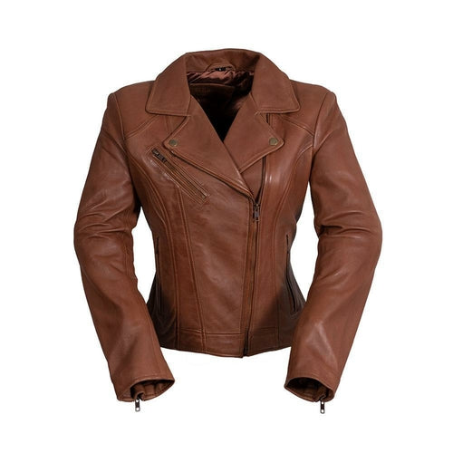 Betsy Real Sheepskin Womens Leather Jacket By Whet Blu NYC