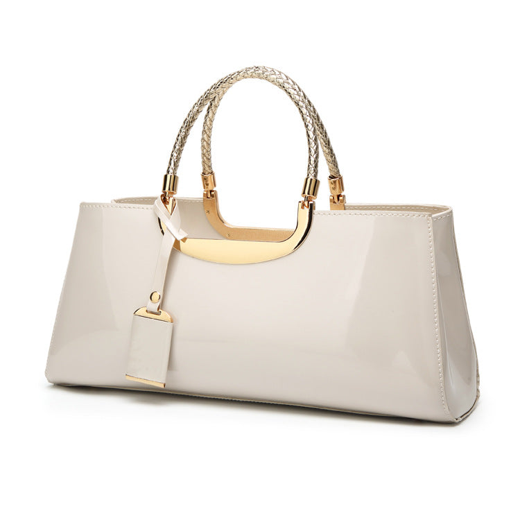 European American Style Fashion Lightweight Leather Handbag