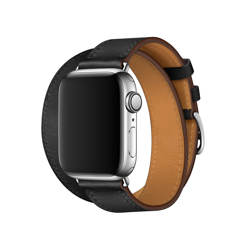 Retro Business Real Leather Apple Watch Strap
