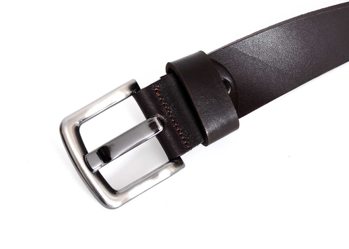 Efes Brown Veg Tanned Leather Men Belt