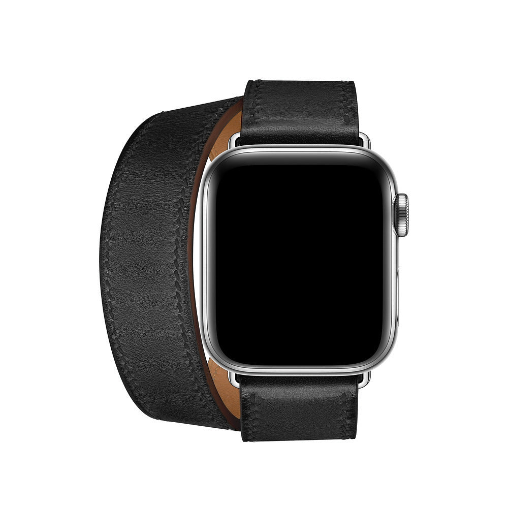 Retro Business Real Leather Apple Watch Strap