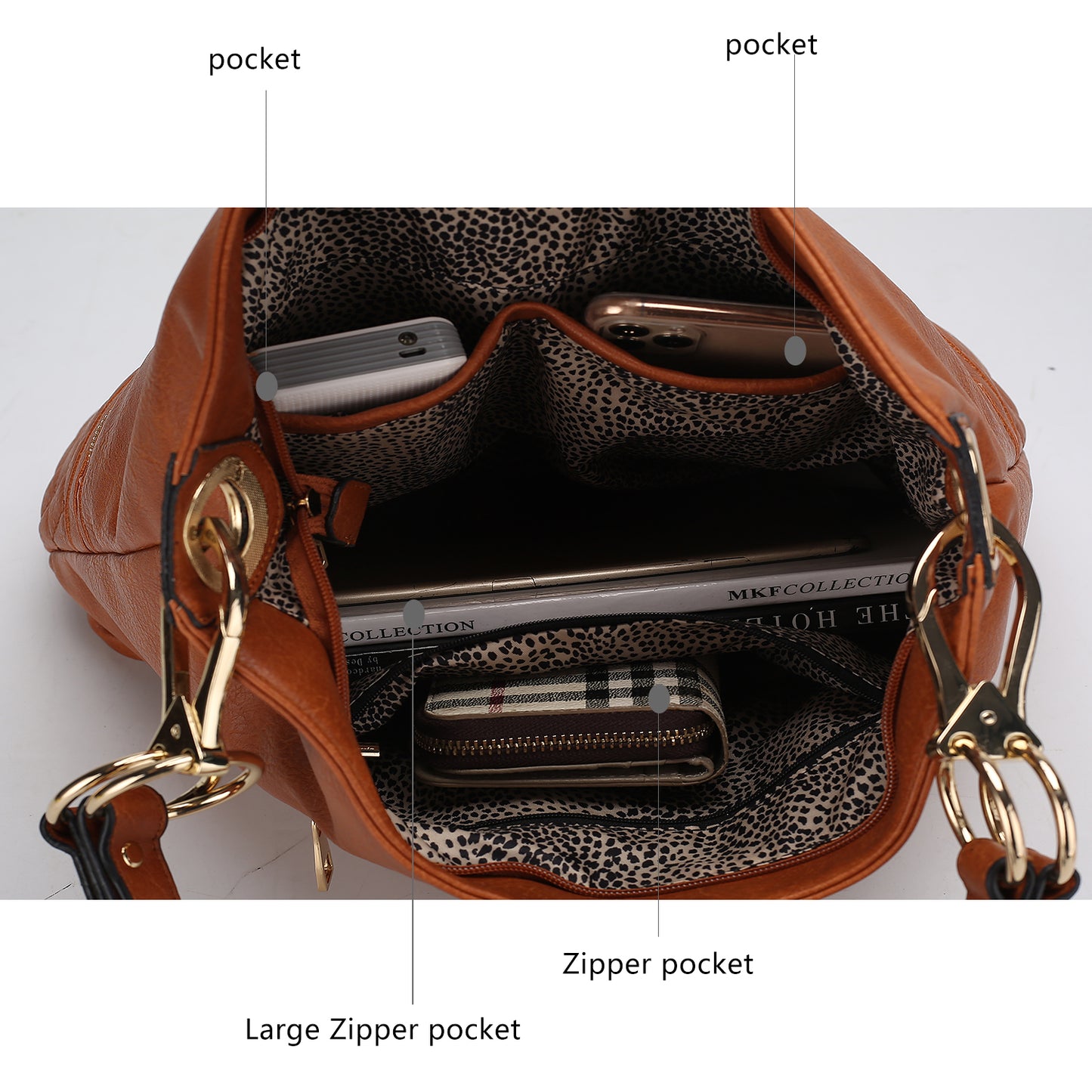 MKF Collection Dalila Vegan Leather Women Shoulder Handbag by Mia K