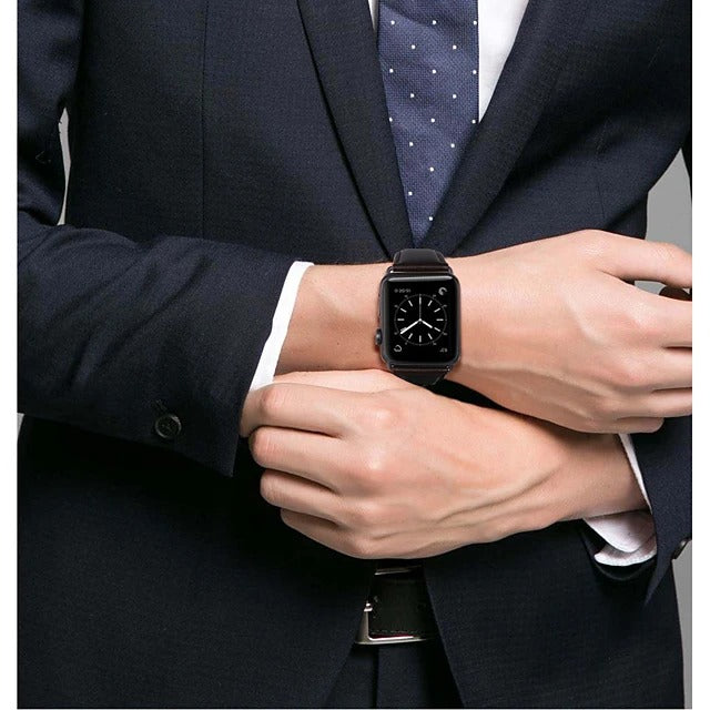 Leather Watch Band Loop Genuine Leather for all Apple Watch Series