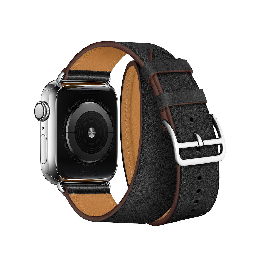 Retro Business Real Leather Apple Watch Strap