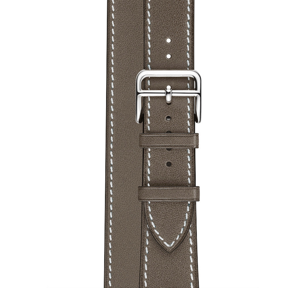 Retro Business Real Leather Apple Watch Strap