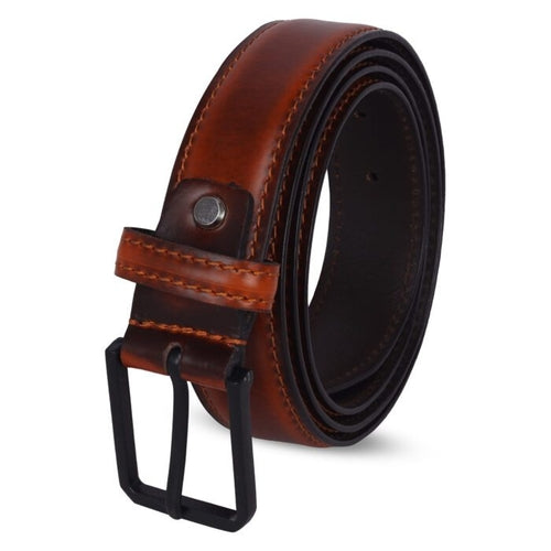 Leather Belt For Men – Urban Elite (Size-34) (Color-BROWN)