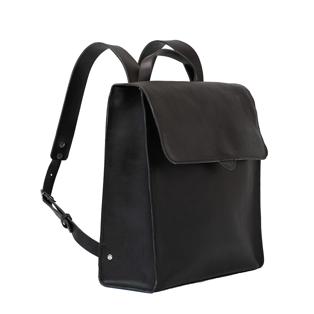 Leather Backpack - Fibonacci (Brown)