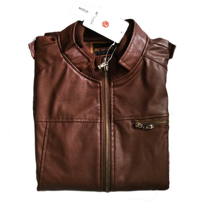 Mens PU Leather Jacket Fashion Coats