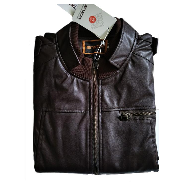 Mens PU Leather Jacket Fashion Coats