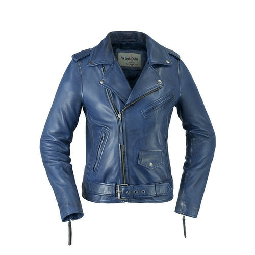 Whet Blu Rockstar Genuine Sheepskin Women Leather Jacket Slim Fit