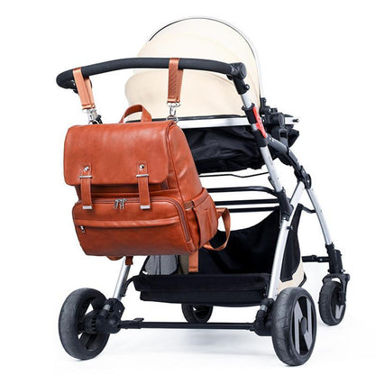 High-quality PU leather Mummy Waterproof Backpack