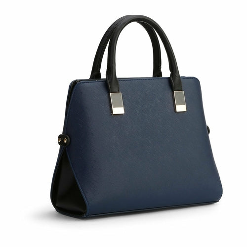 High Quality PU Leather Solid Color Handbag For Ladies