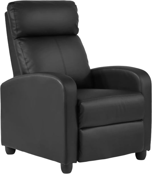 Recliner Chair PU Leather Recliner Sofa Home Theater Seating with