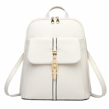 Fashion Casual Korean Style Ladies Leather Backpack