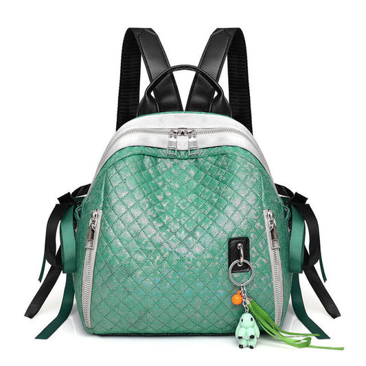 PU Leather Multifunctional Dual-Purpose Women's Backpack