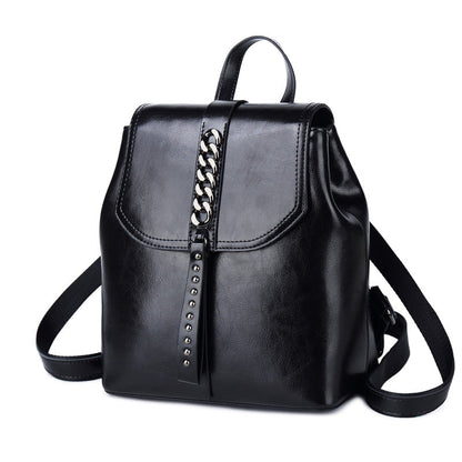 Fashion Leather Casual Travel Backpack For Women