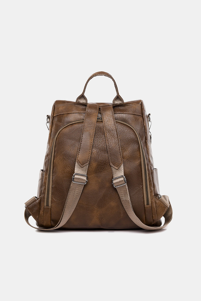 PU Leather Backpack