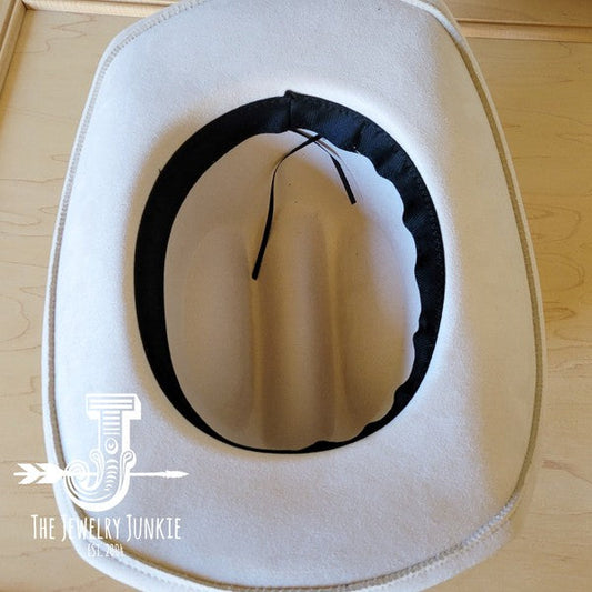 Cognac w/Turq Slab Leather Band Choice Hat