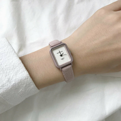 Ladies Mini Square Belt Quartz Watch