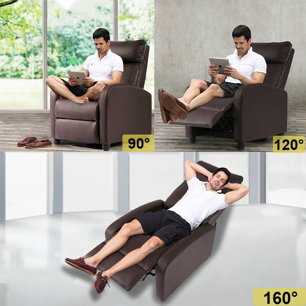 Recliner Chair Reclining Sofa Leather Chair Home Theater Seating