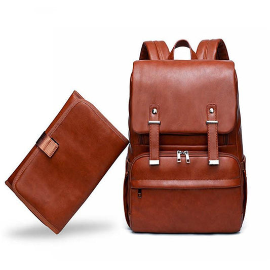 High-quality PU leather Mummy Waterproof Backpack