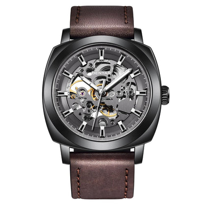 Casual Business Hollow Mechanical Watch For Men