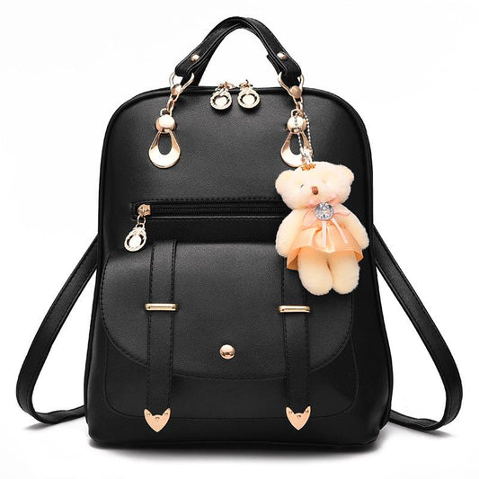 PU Leather Casual Fashion Backpack For Women