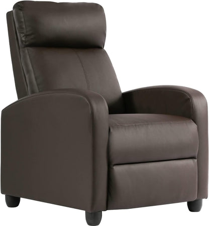 Recliner Chair Single Reclining Sofa Leather Chair Home Theater