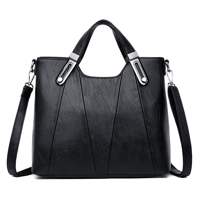 Soft Leather Large-capacity Handbag For Women