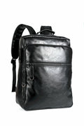 Waterproof 15.6 inch PU Leather Laptop Backpack For Men